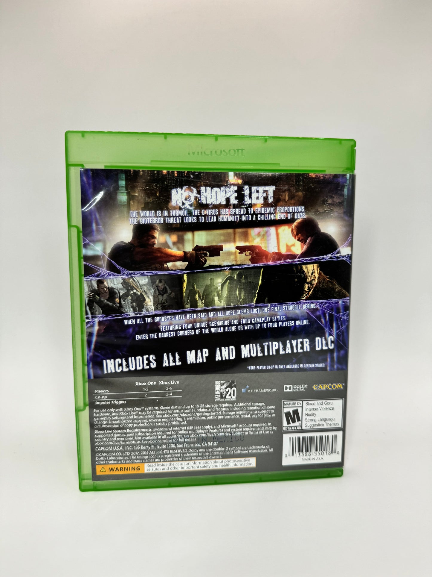 Resident Evil 6 (Microsoft Xbox One, 2016)