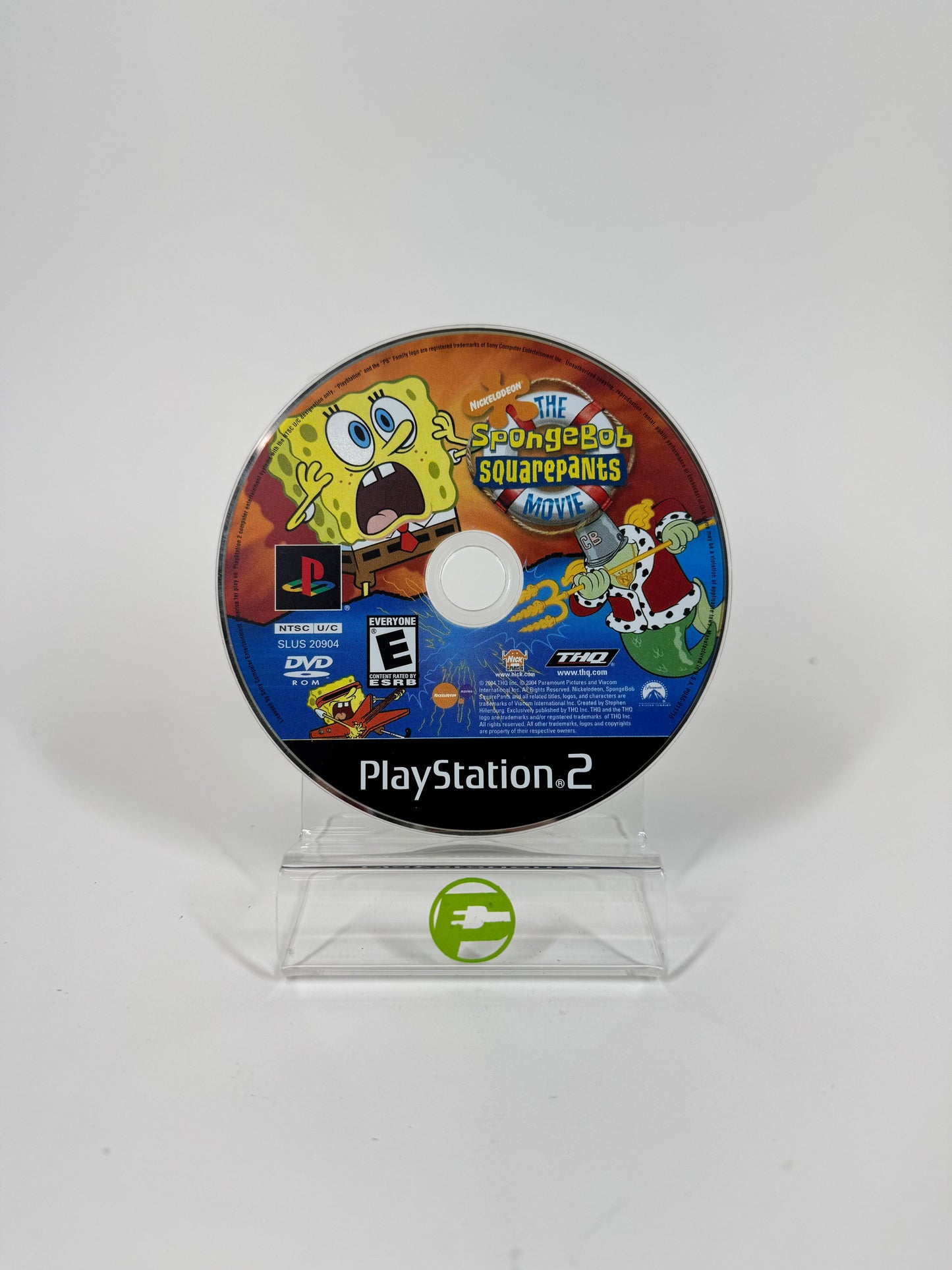 SpongeBob SquarePants The Movie (Sony PlayStation 2 PS2, 2004) Disc Only