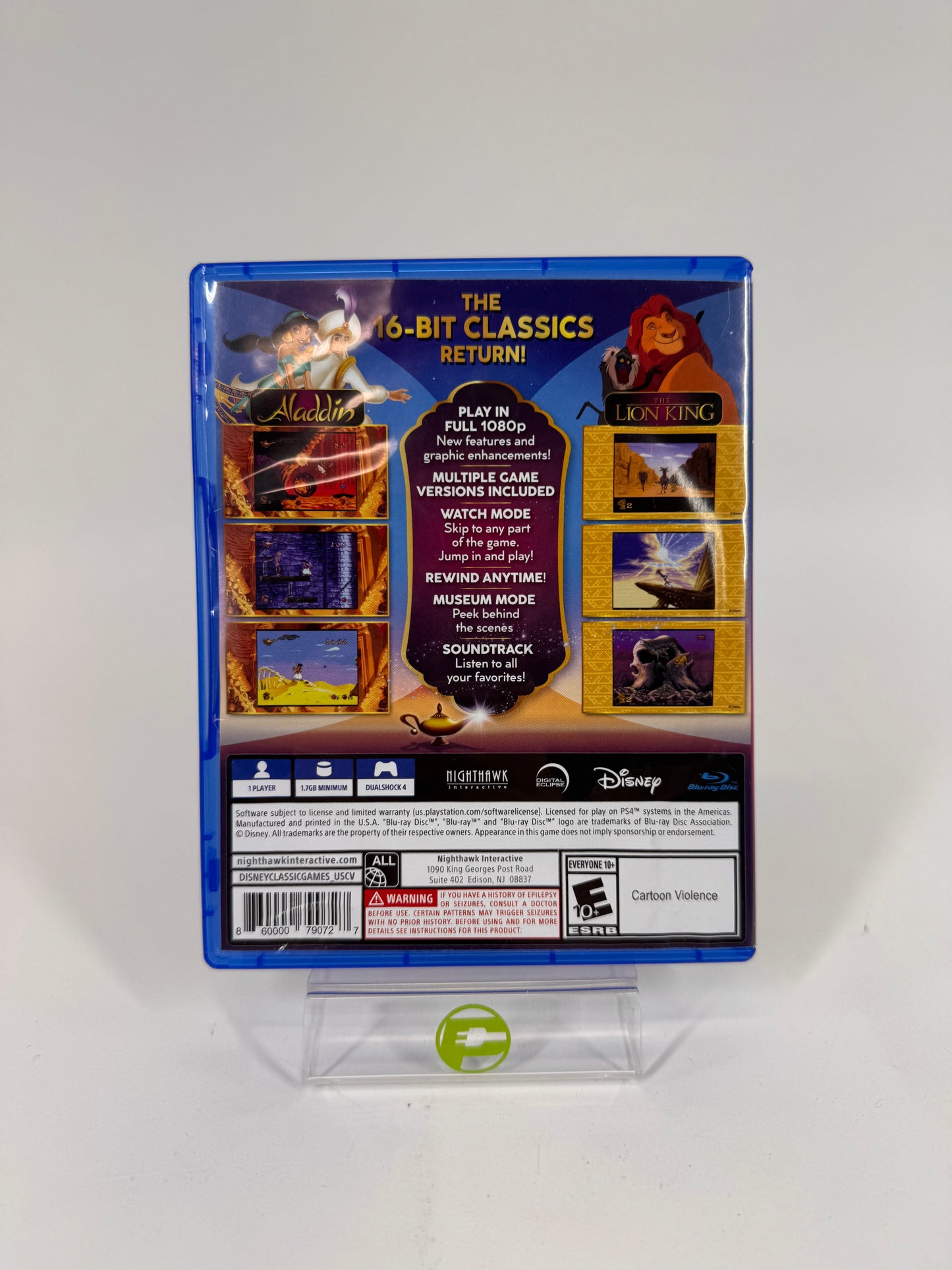 Disney Classic Games: Aladdin and The Lion King (Sony PlayStation 4 PS4, 2019)
