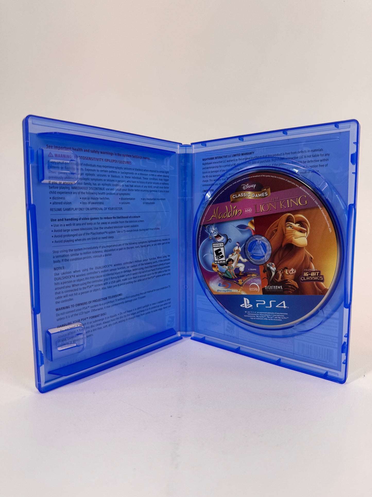 Disney Classic Games: Aladdin and The Lion King (Sony PlayStation 4 PS4, 2019)