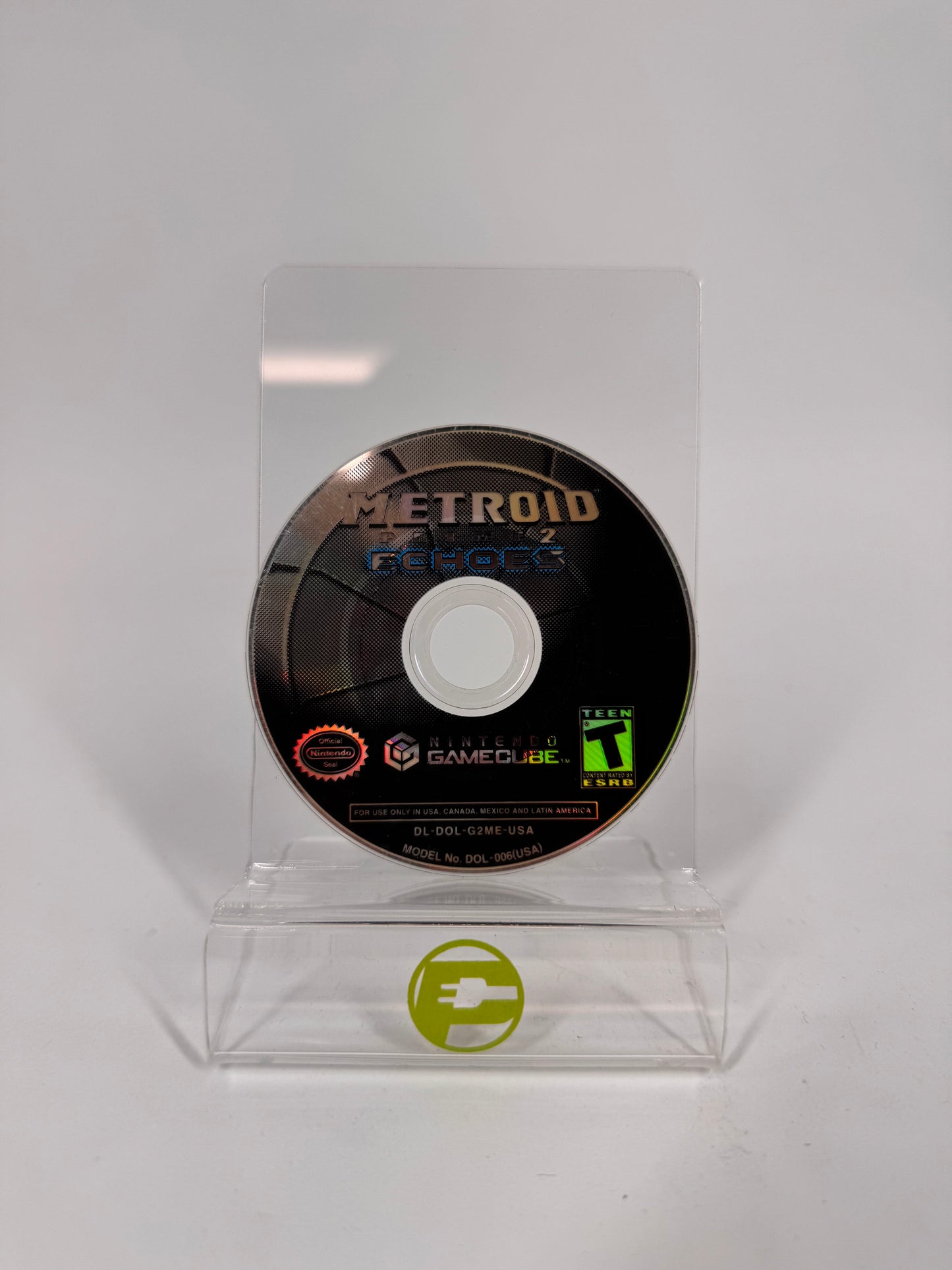 Metroid Prime 2 Echoes (Nintendo GameCube, 2004) Disc Only