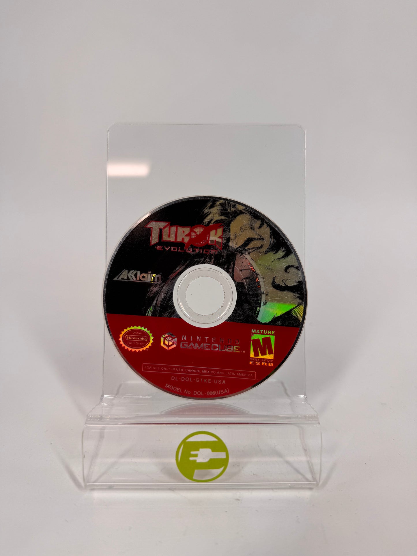 Turok Evolution (Nintendo GameCube, 2002) Disc Only