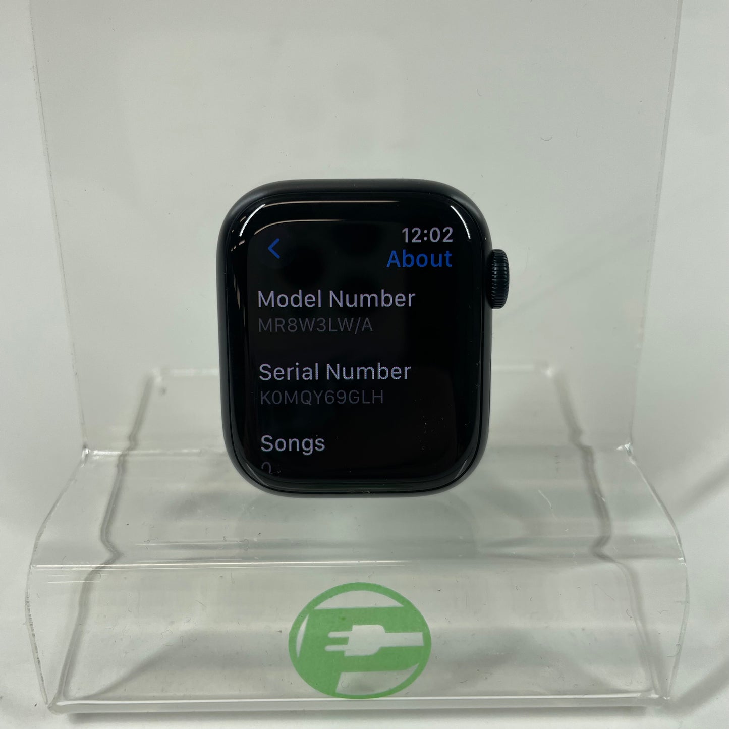 GPS Only Apple Watch Series 9 41MM Black Aluminum Face Only