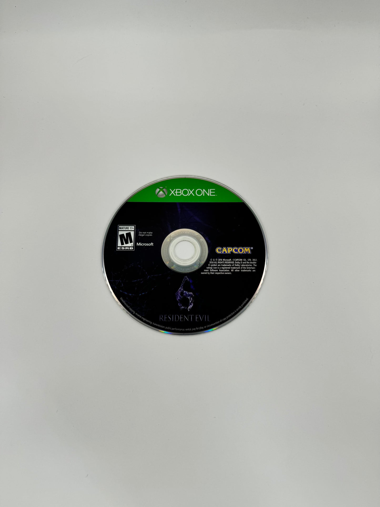 Resident Evil 6  (Microsoft Xbox One,  2016)