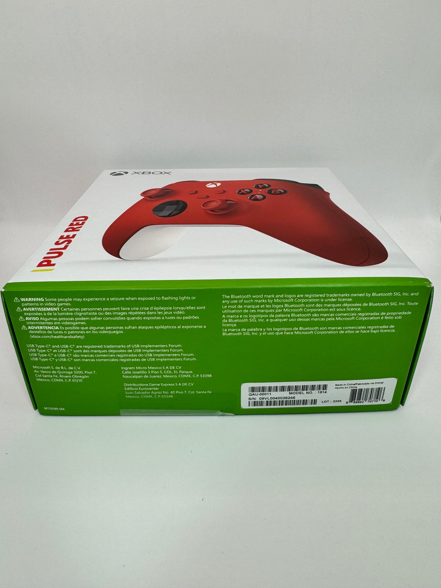 New Microsoft Xbox Series X|S Wireless Controller Pulse Red 1914