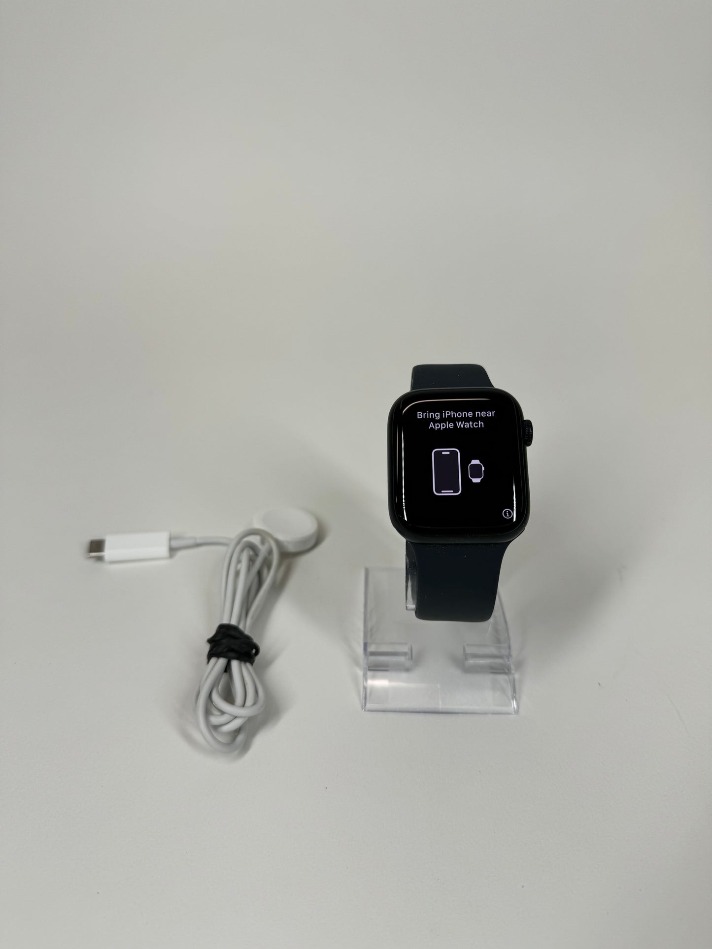 Factory Unlocked Apple Watch Series 8 45MM Midnight Aluminum Midnight Sport Band A2774