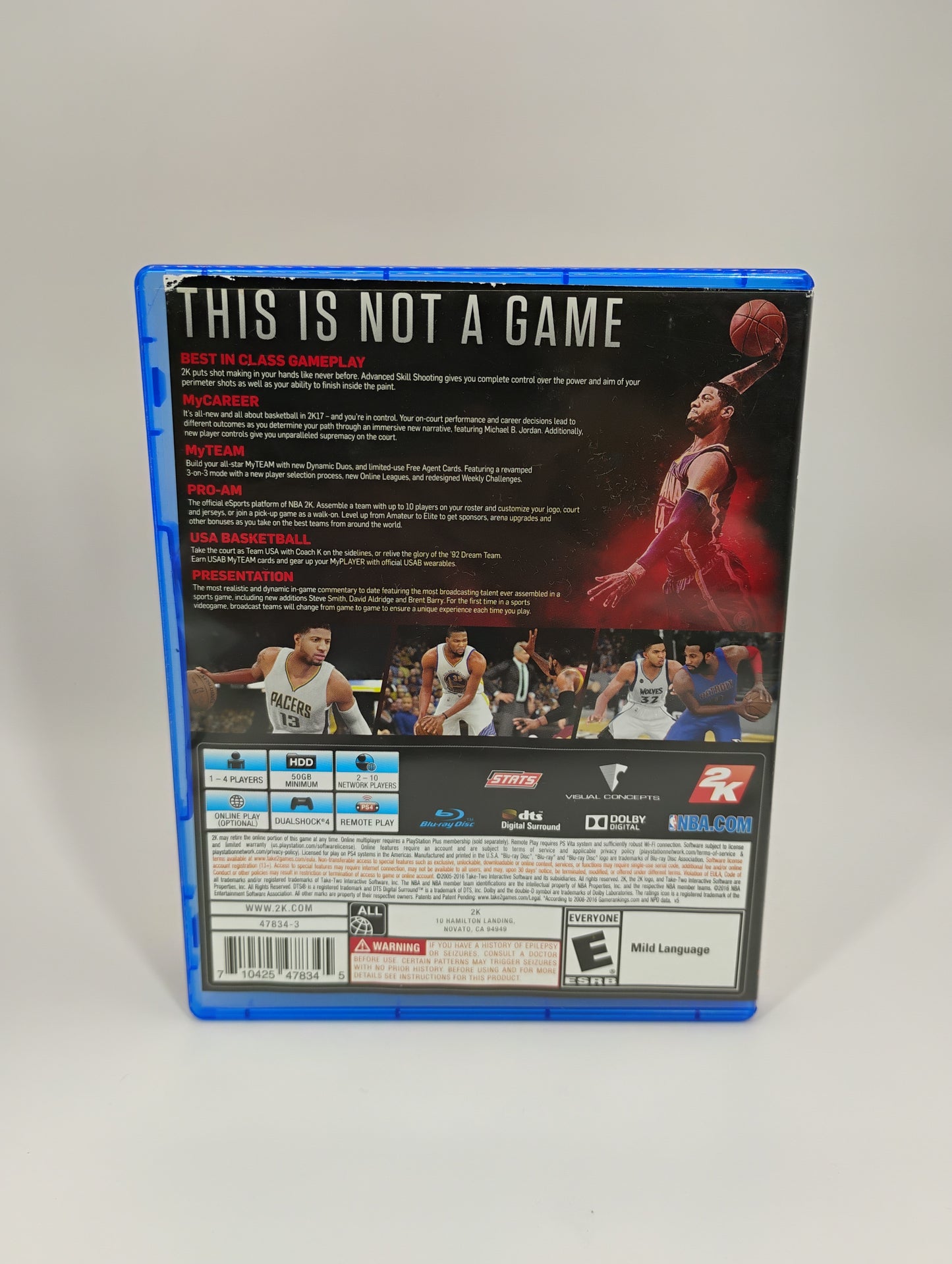 NBA 2K17  (Sony PlayStation 4 PS4,  2016)