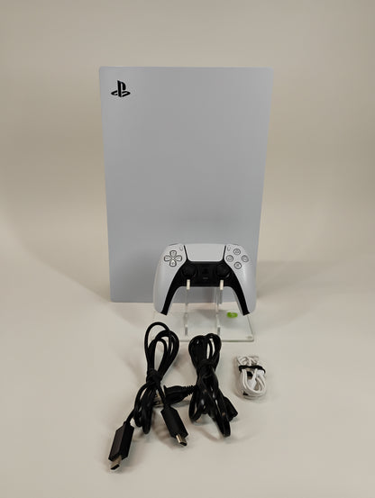 Sony PlayStation 5 Disc Edition PS5 825GB White Console Gaming System CFI-1215A