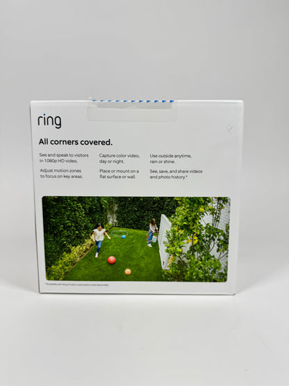 New Ring Stick Up Cam Plug-In Indoor/Outdoor Camera