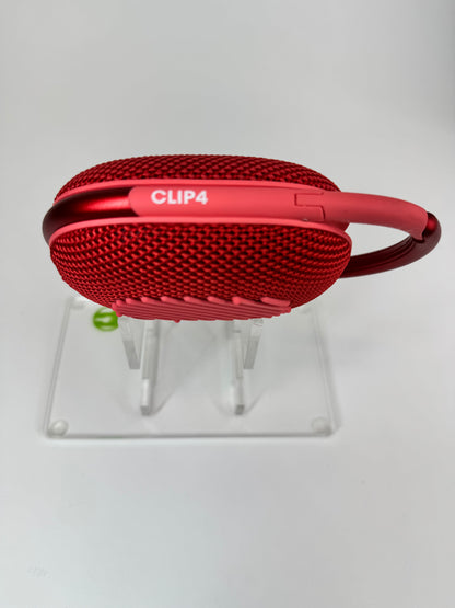 JBL Clip 4 Portable Wireless Bluetooth Speaker Red JBLCLIP4J