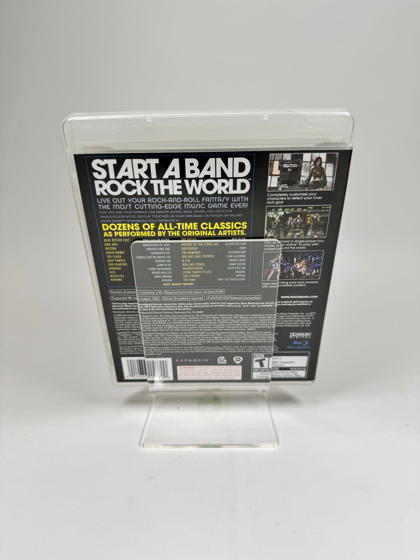 Rock Band  (Sony PlayStation 3 PS3,  2007)