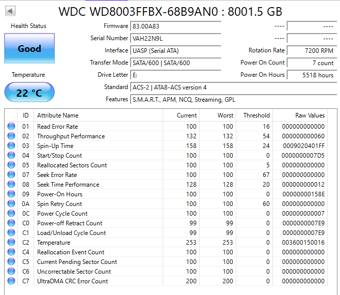 Western Digital WD 3.5" WD Red Pro 8TB SATA III 6Gbps HDD WD8003FFBX-68B9AN0