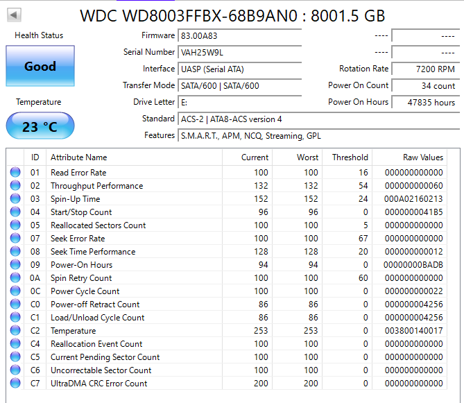 Western Digital WD 3.5" WD Red Pro 8TB SATA III 6Gbps HDD WD8003FFBX-68B9AN0