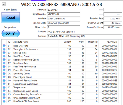 Western Digital WD 3.5" WD Red Pro 8TB SATA III 6Gbps HDD WD8003FFBX-68B9AN0